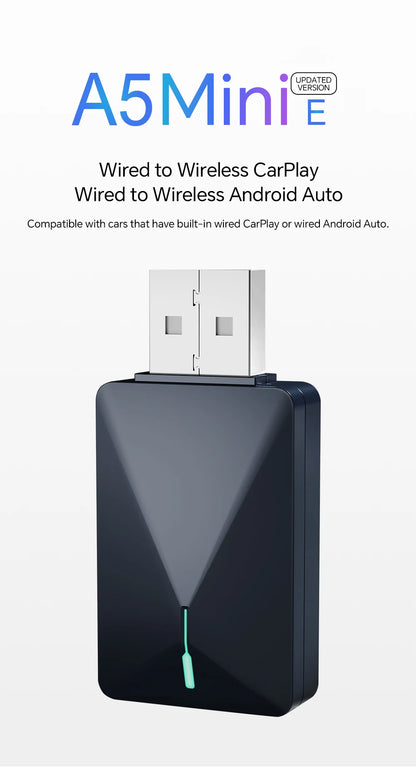 Draadloos Apple Carplay / Android Auto
