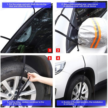 Auto vooruit afdekking